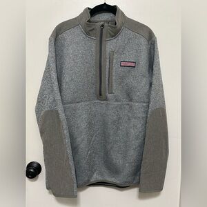 NWT vineyard vines Men's Mountain Sweater Fleece Quarter-Zip - Size L